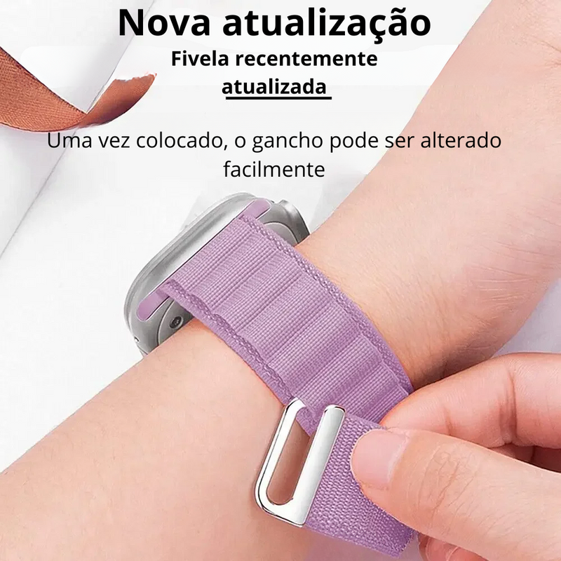 Pulseira Alpine Apple iWatch: Versatilidade Ultra para Todos os Modelos