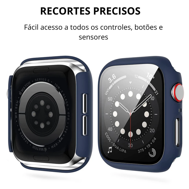 Proteja seu Apple Watch com Estilo: Capinhas Protetoras para Todas as Séries e Tamanhos (2 Peças)