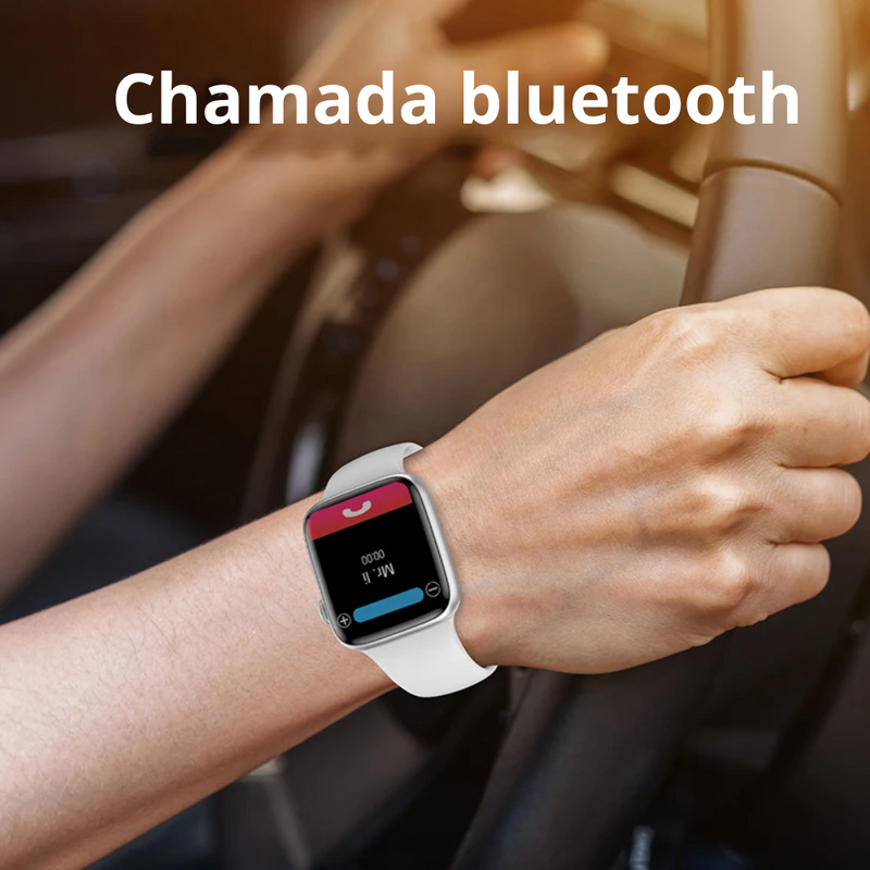 Smart watch com NFC, BT com Chamada, Monitor Cardíaco, Esporte, Fitness