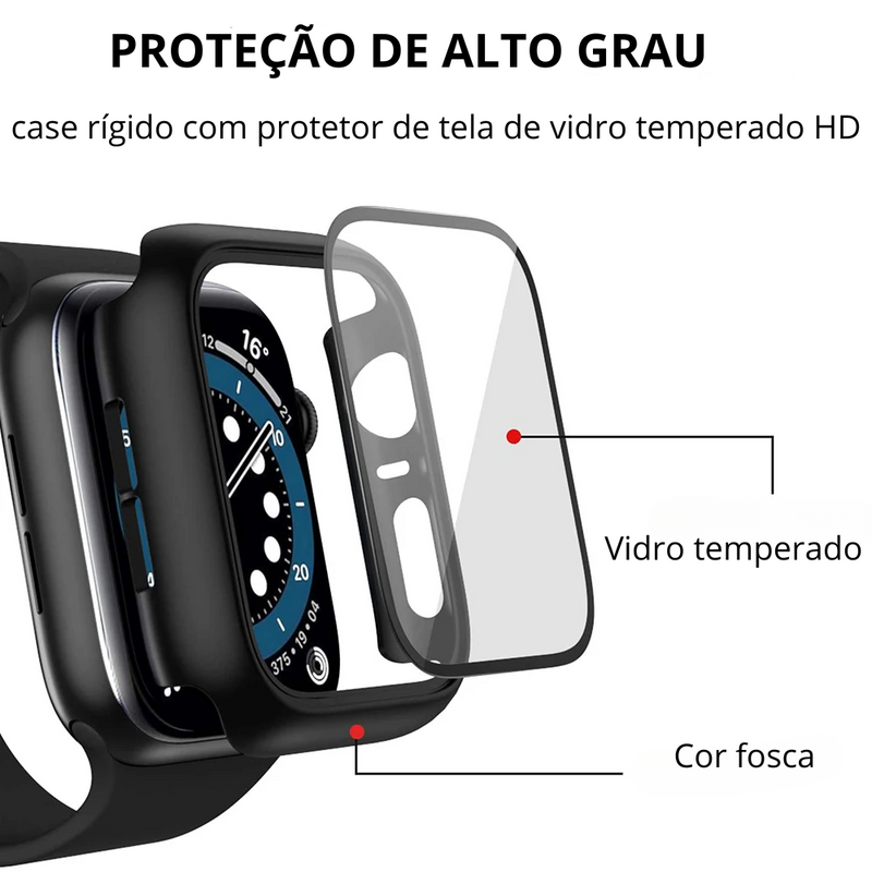 Proteja seu Apple Watch com Estilo: Capinhas Protetoras para Todas as Séries e Tamanhos (2 Peças)